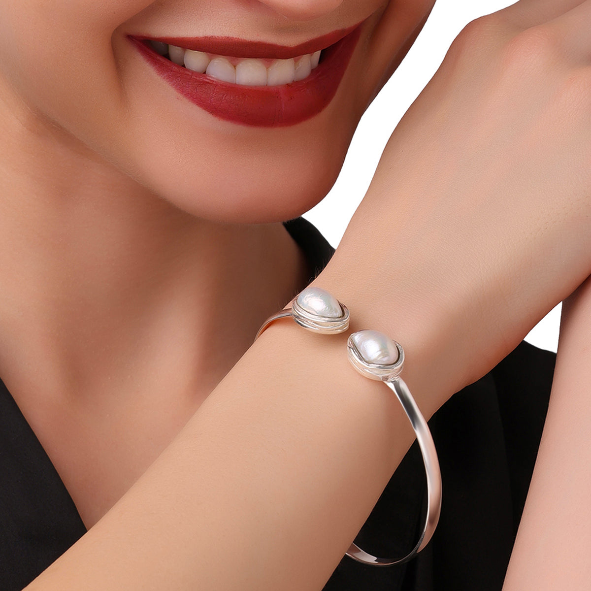 Twin Pearl Cuff