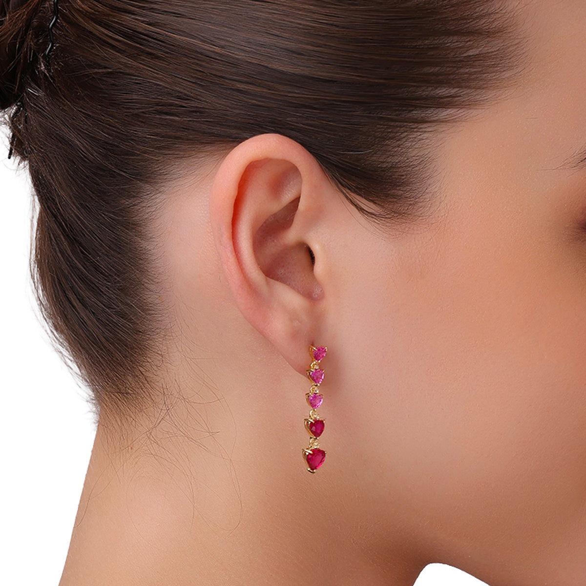 Heart Drop Earring