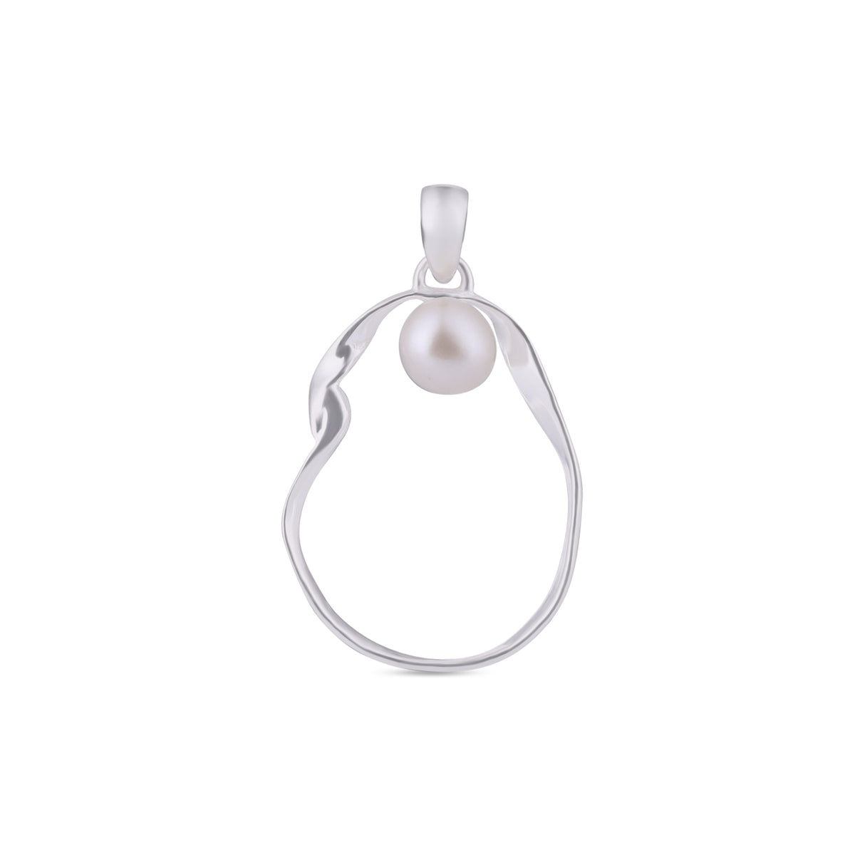 Sculptural pearl Drop Pendant (Without chain)