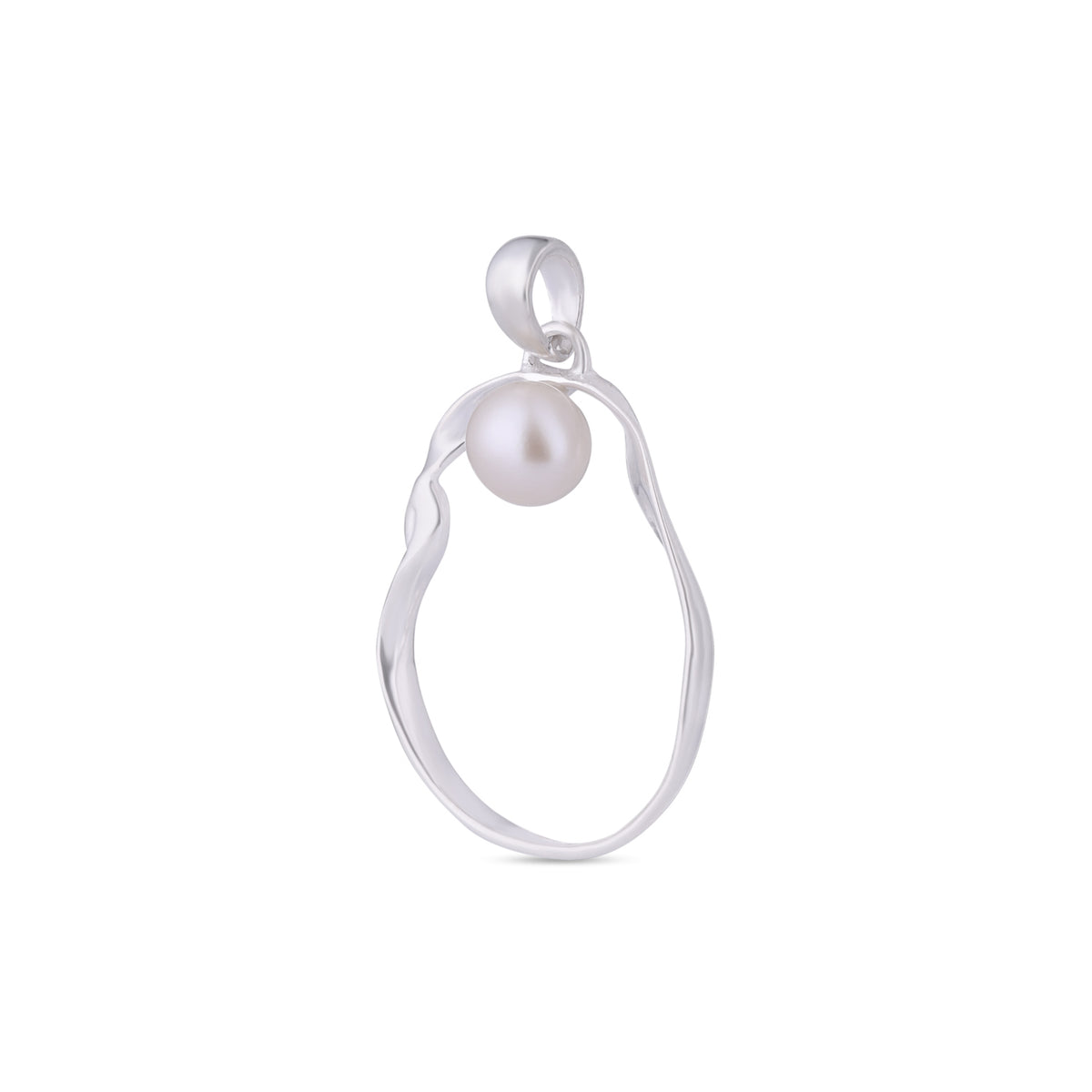 Sculptural pearl Drop Pendant (Without chain)