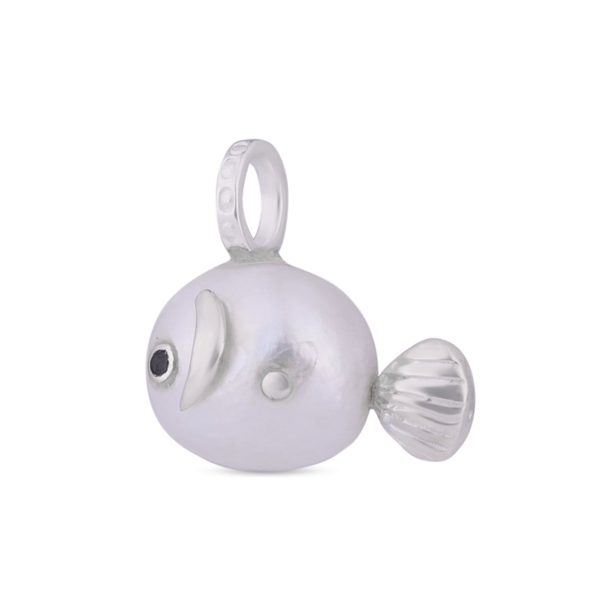 Pearl Fish Pendant (without Chain)