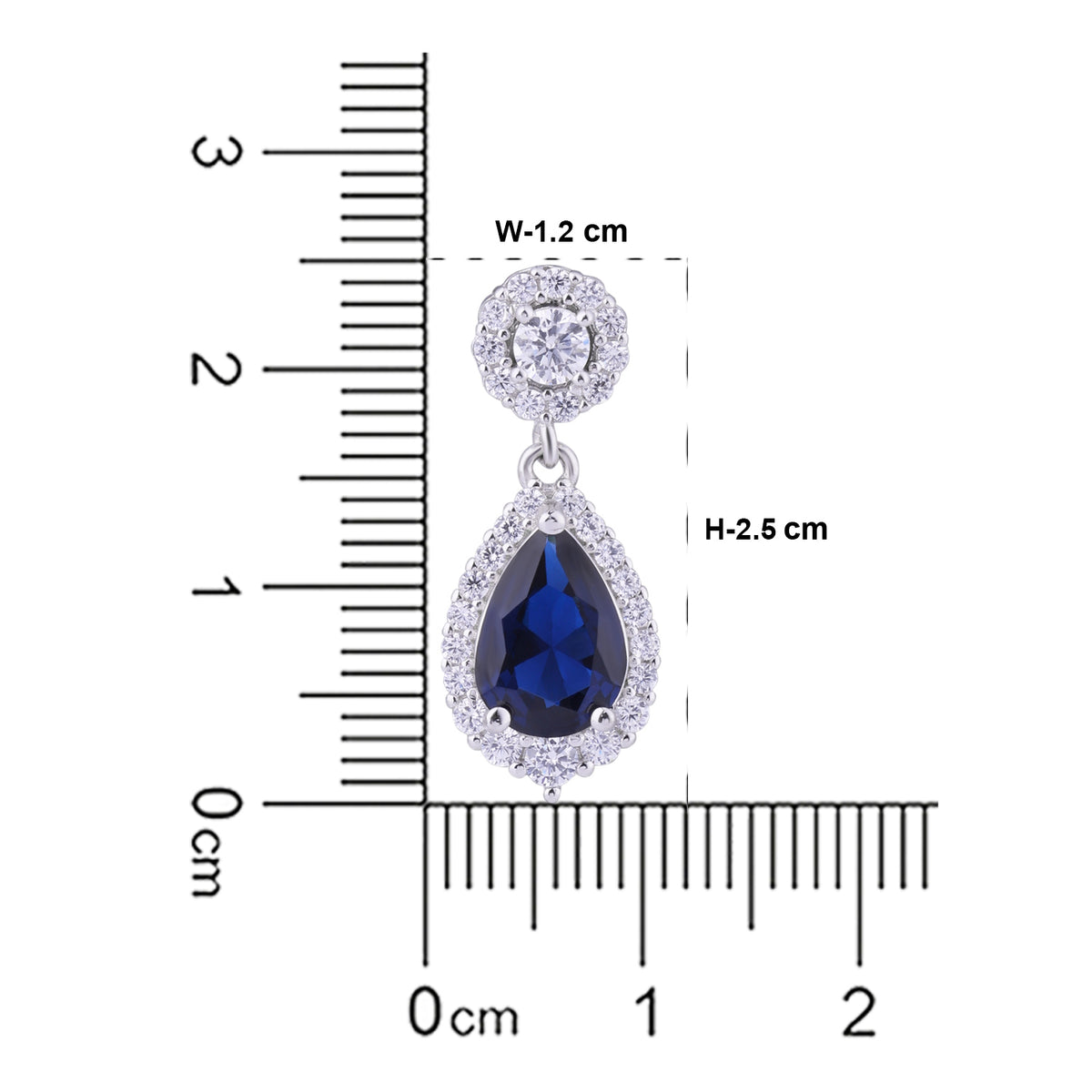 Sapphire royal drops