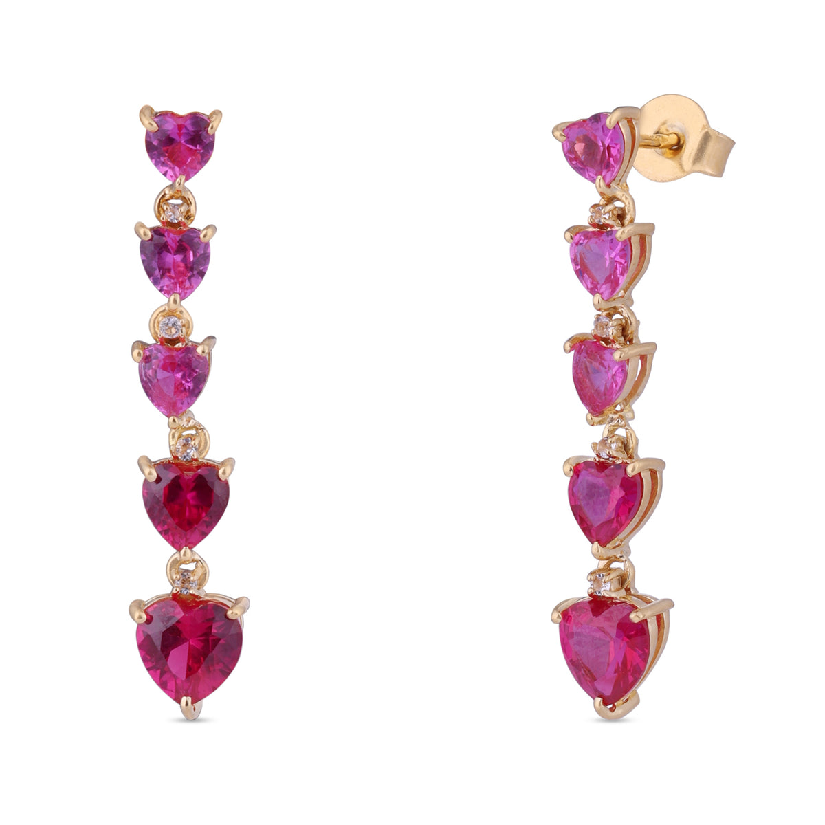 Heart Drop Earring