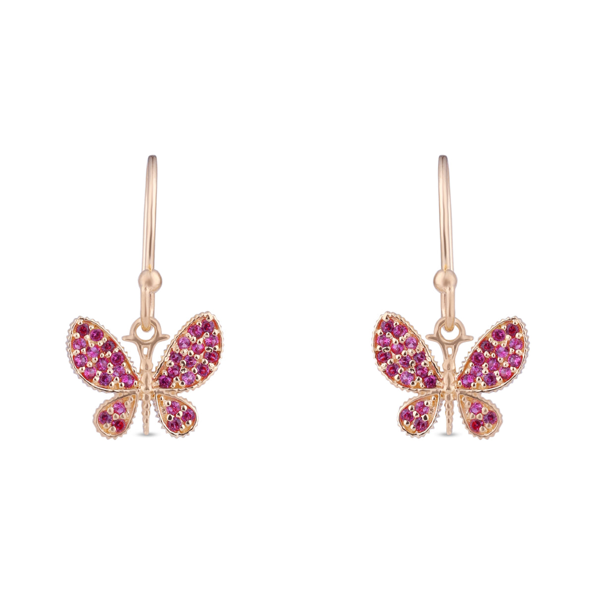 Blush Flutter Butterfly earring