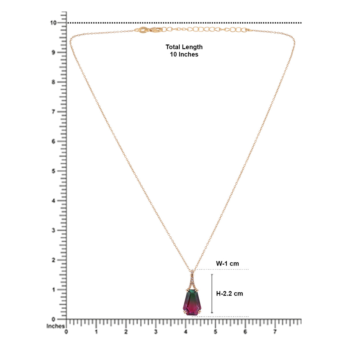 Ember Drop Pendant (with chain)