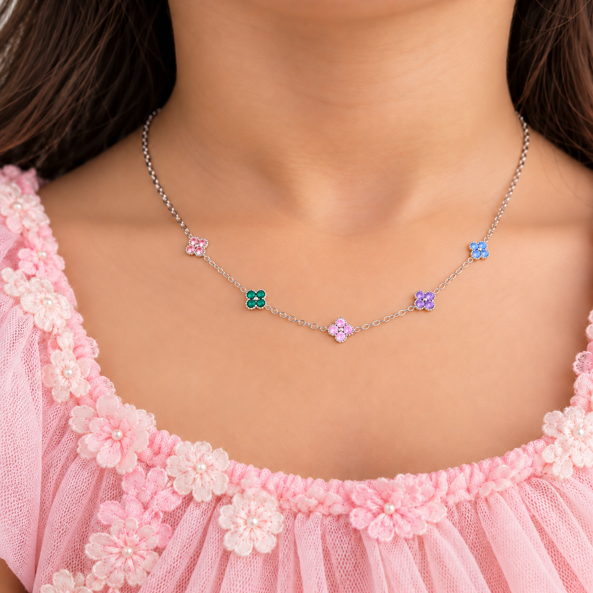 Blossom charm chain-Mini Muse